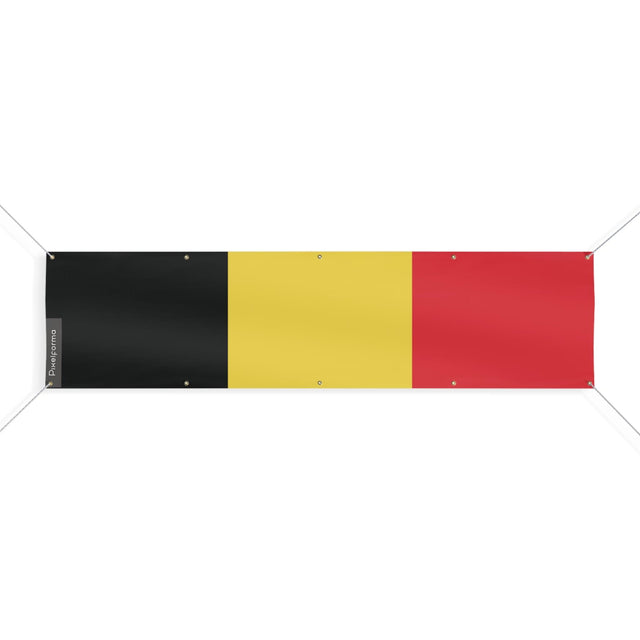 Drapeau de la Belgique 10 Oeillets en plusieurs tailles - Pixelforma 