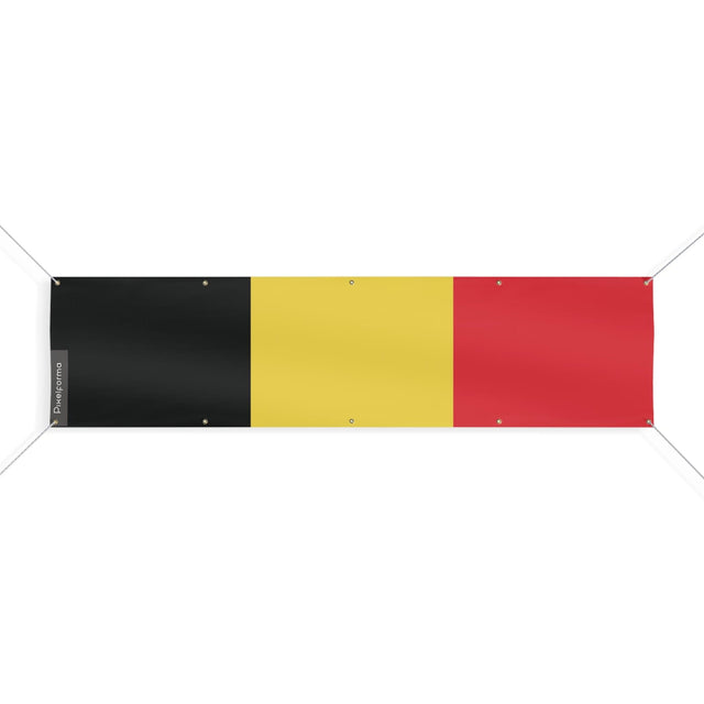 Drapeau de la Belgique 10 Oeillets en plusieurs tailles - Pixelforma