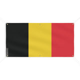 Drapeau de la Belgique 6 Oeillets en plusieurs tailles - Pixelforma 