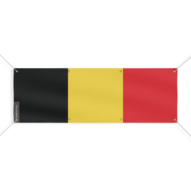 Drapeau de la Belgique 8 Oeillets en plusieurs tailles - Pixelforma