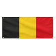 Drapeau belgique polyester résistant aux intempéries