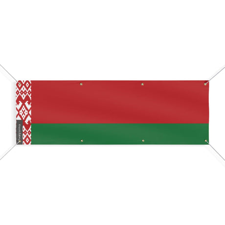 Drapeau de la Biélorussie 8 Oeillets en plusieurs tailles - Pixelforma 