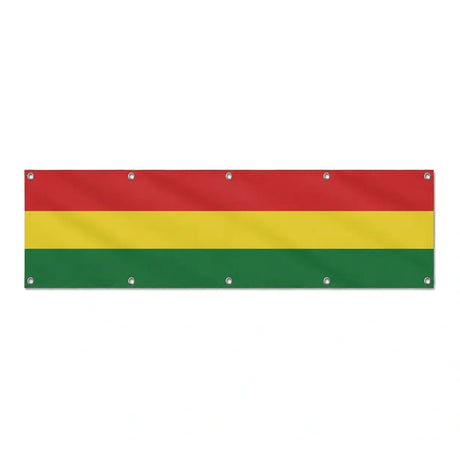 Drapeau de la Bolivie grand format XL en polyester avec dix œillets
