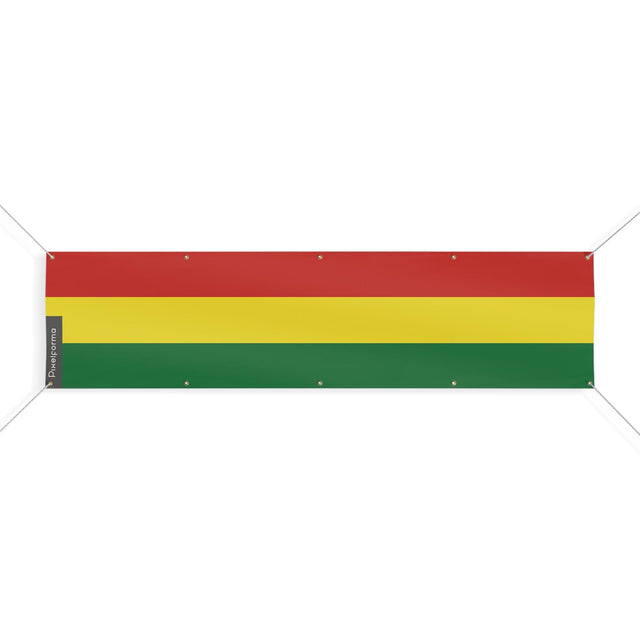 Drapeau de la Bolivie 10 Oeillets en plusieurs tailles - Pixelforma 