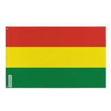 Drapeau de la Bolivie en plusieurs tailles 100 % polyester Imprimer avec Double ourlet - Pixelforma