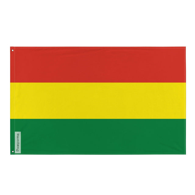 Drapeau de la Bolivie en plusieurs tailles 100 % polyester Imprimer avec Double ourlet - Pixelforma