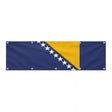 Drapeau de la Bosnie-Herzégovine grand format XL en polyester avec dix œillets