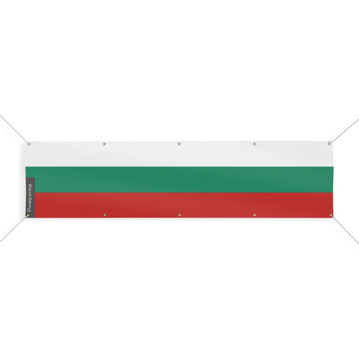 Drapeau de la Bulgarie 10 Oeillets en Plusieurs Tailles (XL) - Pixelforma 