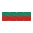 Drapeau de la Bulgarie grand format XL en polyester avec dix œillets