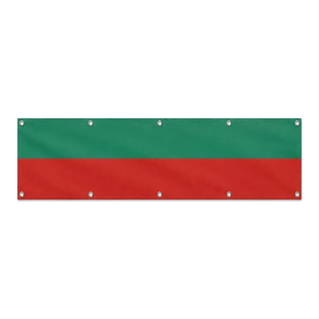 Drapeau de la Bulgarie grand format XL en polyester avec dix œillets