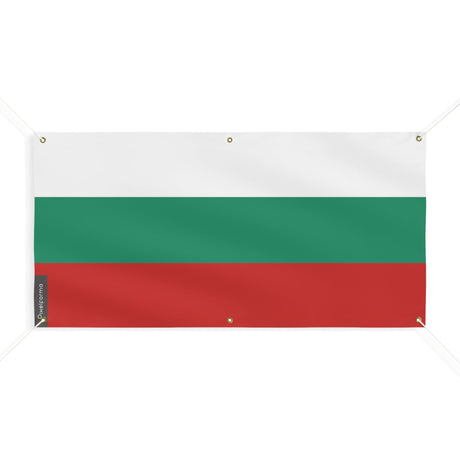 Drapeau de la Bulgarie 6 Oeillets en plusieurs tailles - Pixelforma