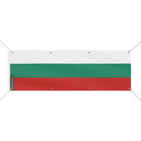 Drapeau de la Bulgarie 8 Oeillets en plusieurs tailles - Pixelforma