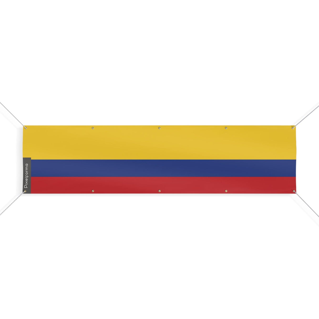 Drapeau de la Colombie 10 Oeillets en plusieurs tailles - Pixelforma