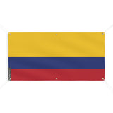 Drapeau de la Colombie 6 Oeillets en plusieurs tailles - Pixelforma 