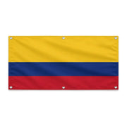 Drapeau colombie polyester résistant avec œillets solides