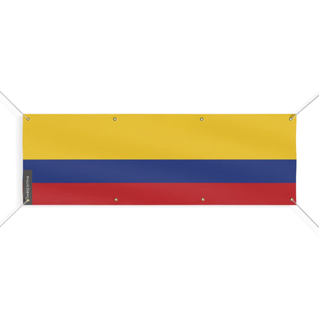 Drapeau de la Colombie 8 Oeillets en plusieurs tailles - Pixelforma 