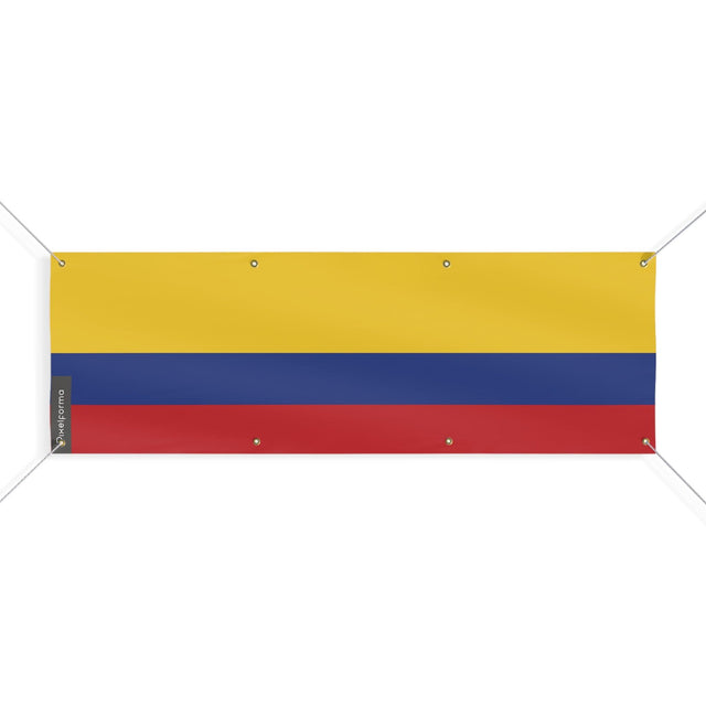 Drapeau de la Colombie 8 Oeillets en plusieurs tailles - Pixelforma 