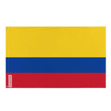 Drapeau de la Colombie en plusieurs tailles 100 % polyester Imprimer avec Double ourlet - Pixelforma