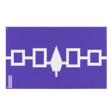 Drapeau de la Confédération iroquoise en plusieurs tailles 100 % polyester Imprimer avec Double ourlet - Pixelforma 