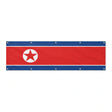 Drapeau de la Corée du Nord grand format XL en polyester avec dix œillets