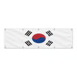 Drapeau de la Corée du Sud grand format XL en polyester avec dix œillets