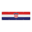 Drapeau de la Croatie grand format XL en polyester avec dix œillets