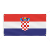 Drapeau de la Croatie 6 Oeillets en plusieurs tailles - Pixelforma 