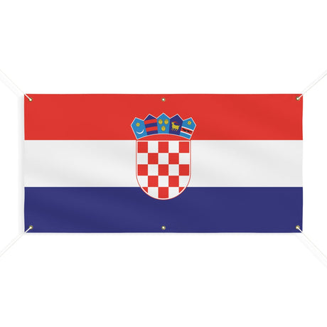 Drapeau de la Croatie 6 Oeillets en plusieurs tailles - Pixelforma 