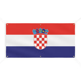 Drapeau de la Croatie 6 Oeillets en plusieurs tailles - Pixelforma