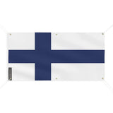 Drapeau de la Finlande 6 Oeillets en Plusieurs Tailles (M) - Pixelforma 