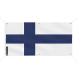 Drapeau de la finlande 6 oeillets en plusieurs tailles (m) - pixelforma