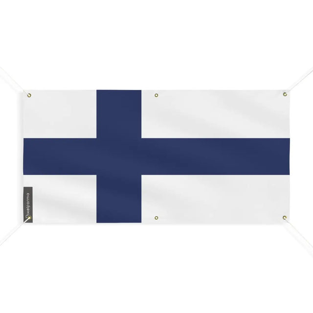 Drapeau de la finlande 6 oeillets en plusieurs tailles (m) - pixelforma
