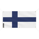 Drapeau de la Finlande 6 Oeillets en plusieurs tailles - Pixelforma 