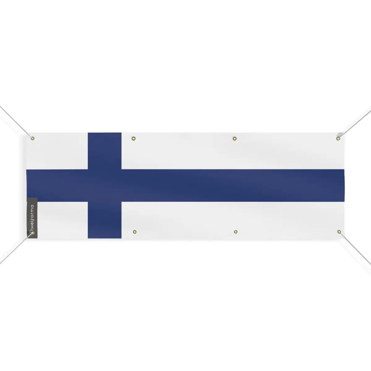 Drapeau de la Finlande 8 Oeillets en Plusieurs Tailles (L) - Pixelforma 