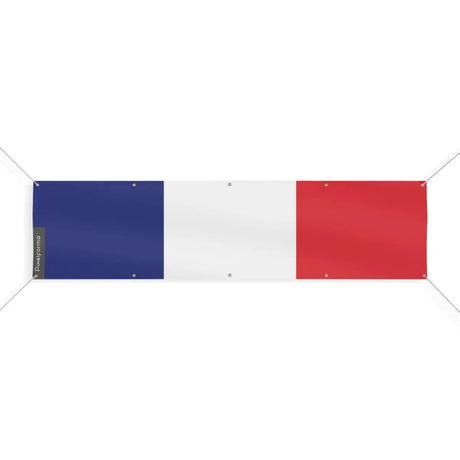 Drapeau de la France 10 Oeillets en Plusieurs Tailles (XL) - Pixelforma 