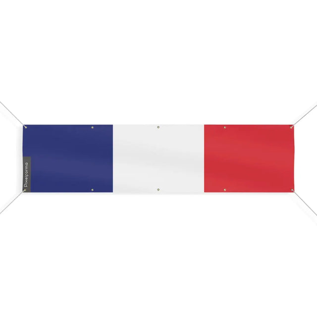 Drapeau de la France 10 Oeillets en Plusieurs Tailles (XL) - Pixelforma 