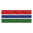 Grand drapeau gambie en polyester résistant aux intempéries
