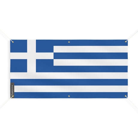 Drapeau de la Grèce 6 Oeillets en plusieurs tailles - Pixelforma 