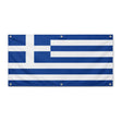 Drapeau grèce en polyester résistant aux intempéries