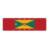 Drapeau de la Grenade grand format XL en polyester avec dix œillets
