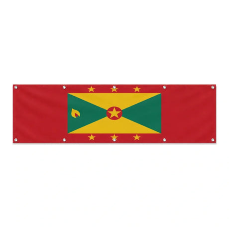 Drapeau de la Grenade grand format XL en polyester avec dix œillets