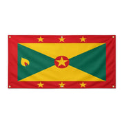 Drapeau grenade en polyester résistant avec œillets