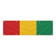 Drapeau de la Guinée grand format XL en polyester avec dix œillets