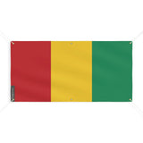 Drapeau de la Guinée 6 Oeillets en Plusieurs Tailles (M) - Pixelforma 