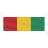 Drapeau de la Guinée 8 Oeillets en plusieurs tailles - Pixelforma