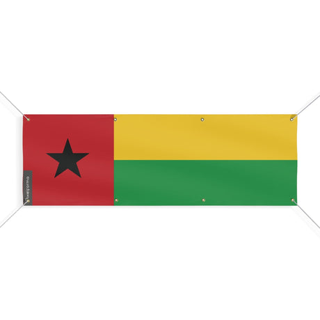Drapeau de la Guinée-Bissau 8 Oeillets en plusieurs tailles - Pixelforma 