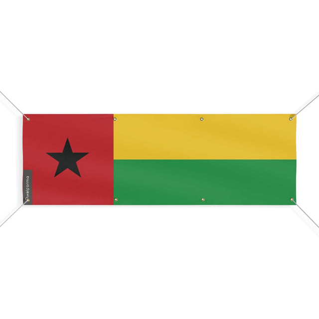 Drapeau de la Guinée-Bissau 8 Oeillets en plusieurs tailles - Pixelforma 