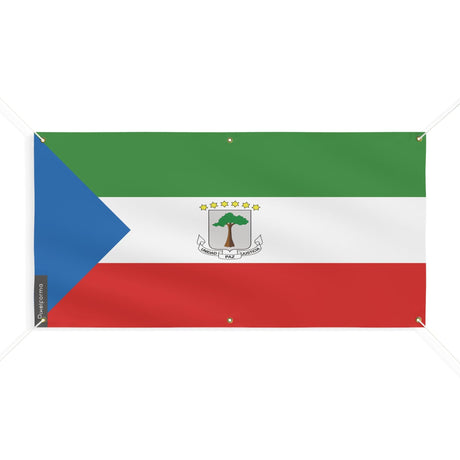 Drapeau de la Guinée équatoriale 6 Oeillets en plusieurs tailles - Pixelforma 