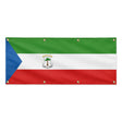 Drapeau guinée équatoriale polyester résistant aux intempéries