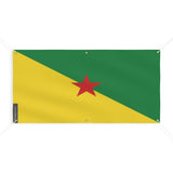 Drapeau de la Guyane 6 Oeillets en plusieurs tailles - Pixelforma